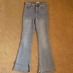 JustFab Light Blue Boot Cut Jeans